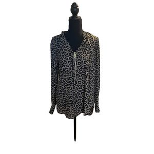 MICHAEL KORS Cheetah Print Blouse